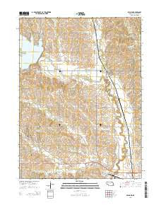 Raymond Nebraska Current topographic map, 1:24000 scale, 7.5 X 7.5 Minute, Year 2014