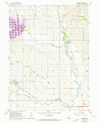 Raymond Nebraska Historical topographic map, 1:24000 scale, 7.5 X 7.5 Minute, Year 1964