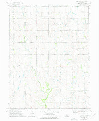 Red Cloud NW Nebraska Historical topographic map, 1:24000 scale, 7.5 X 7.5 Minute, Year 1974