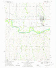 Red Cloud Nebraska Historical topographic map, 1:24000 scale, 7.5 X 7.5 Minute, Year 1974