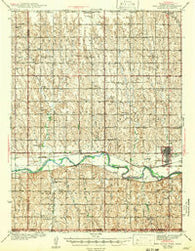 Red Cloud Nebraska Historical topographic map, 1:62500 scale, 15 X 15 Minute, Year 1942