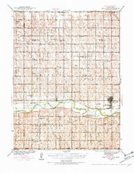 Red Cloud Nebraska Historical topographic map, 1:62500 scale, 15 X 15 Minute, Year 1940