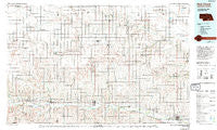 Red Cloud Nebraska Historical topographic map, 1:100000 scale, 30 X 60 Minute, Year 1985