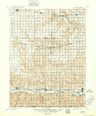 Red Cloud Nebraska Historical topographic map, 1:125000 scale, 30 X 30 Minute, Year 1897