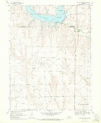 Red Willow Dam Nebraska Historical topographic map, 1:24000 scale, 7.5 X 7.5 Minute, Year 1970