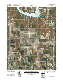 Red Willow Dam Nebraska Historical topographic map, 1:24000 scale, 7.5 X 7.5 Minute, Year 2011
