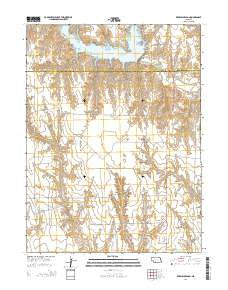 Red Willow Dam Nebraska Current topographic map, 1:24000 scale, 7.5 X 7.5 Minute, Year 2014
