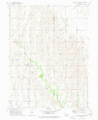 Republican City NW Nebraska Historical topographic map, 1:24000 scale, 7.5 X 7.5 Minute, Year 1974