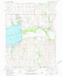 Republican City Nebraska Historical topographic map, 1:24000 scale, 7.5 X 7.5 Minute, Year 1974