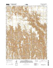 Republican City NE Nebraska Current topographic map, 1:24000 scale, 7.5 X 7.5 Minute, Year 2014