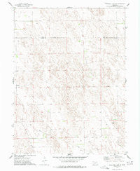 Reservoir Lake SE Nebraska Historical topographic map, 1:24000 scale, 7.5 X 7.5 Minute, Year 1973