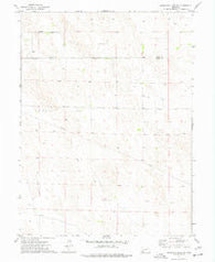 Reservoir Lake SW Nebraska Historical topographic map, 1:24000 scale, 7.5 X 7.5 Minute, Year 1973