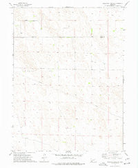 Reservoir Lake SW Nebraska Historical topographic map, 1:24000 scale, 7.5 X 7.5 Minute, Year 1973
