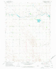 Reservoir Lake Nebraska Historical topographic map, 1:24000 scale, 7.5 X 7.5 Minute, Year 1973