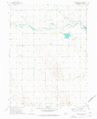 Reservoir Lake Nebraska Historical topographic map, 1:24000 scale, 7.5 X 7.5 Minute, Year 1973