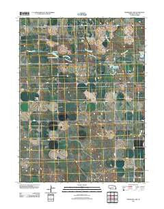 Reservoir Lake Nebraska Historical topographic map, 1:24000 scale, 7.5 X 7.5 Minute, Year 2011
