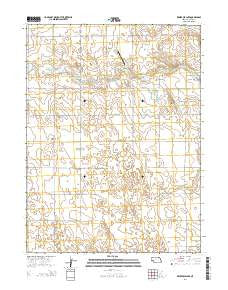 Reservoir Lake Nebraska Current topographic map, 1:24000 scale, 7.5 X 7.5 Minute, Year 2014
