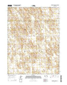 Reservoir Lake SW Nebraska Current topographic map, 1:24000 scale, 7.5 X 7.5 Minute, Year 2014