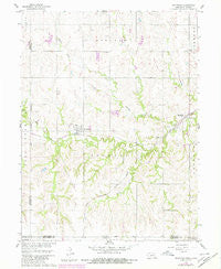 Reynolds Nebraska Historical topographic map, 1:24000 scale, 7.5 X 7.5 Minute, Year 1960