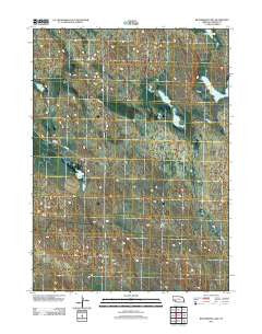 Richardson Lake Nebraska Historical topographic map, 1:24000 scale, 7.5 X 7.5 Minute, Year 2011