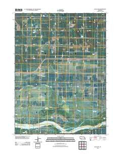 Richland Nebraska Historical topographic map, 1:24000 scale, 7.5 X 7.5 Minute, Year 2011