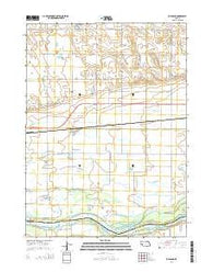 Richland Nebraska Current topographic map, 1:24000 scale, 7.5 X 7.5 Minute, Year 2014