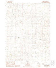 Ringgold Nebraska Historical topographic map, 1:24000 scale, 7.5 X 7.5 Minute, Year 1985