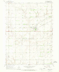 Rising City Nebraska Historical topographic map, 1:24000 scale, 7.5 X 7.5 Minute, Year 1965