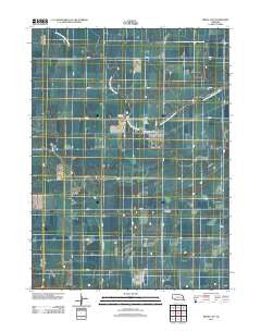 Rising City Nebraska Historical topographic map, 1:24000 scale, 7.5 X 7.5 Minute, Year 2011
