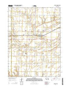 Rising City Nebraska Current topographic map, 1:24000 scale, 7.5 X 7.5 Minute, Year 2014