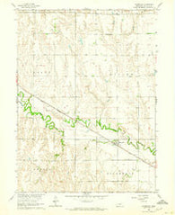 Riverdale Nebraska Historical topographic map, 1:24000 scale, 7.5 X 7.5 Minute, Year 1962