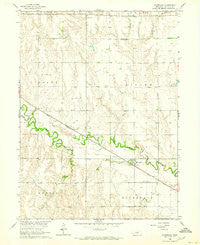 Riverdale Nebraska Historical topographic map, 1:24000 scale, 7.5 X 7.5 Minute, Year 1962