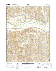 Riverton Nebraska Current topographic map, 1:24000 scale, 7.5 X 7.5 Minute, Year 2014