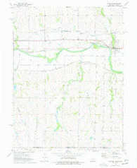 Riverton Nebraska Historical topographic map, 1:24000 scale, 7.5 X 7.5 Minute, Year 1974
