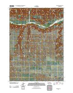 Riverview Nebraska Historical topographic map, 1:24000 scale, 7.5 X 7.5 Minute, Year 2011
