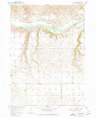 Riverview Nebraska Historical topographic map, 1:24000 scale, 7.5 X 7.5 Minute, Year 1949