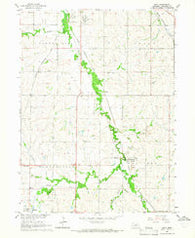 Roca Nebraska Historical topographic map, 1:24000 scale, 7.5 X 7.5 Minute, Year 1964