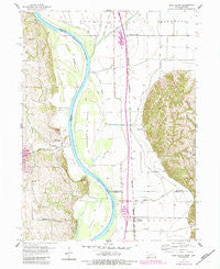 Rock Butte Nebraska Historical topographic map, 1:24000 scale, 7.5 X 7.5 Minute, Year 1956