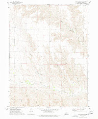 Rock Canyon Nebraska Historical topographic map, 1:24000 scale, 7.5 X 7.5 Minute, Year 1973