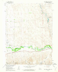 Rock Creek Lake Nebraska Historical topographic map, 1:24000 scale, 7.5 X 7.5 Minute, Year 1961