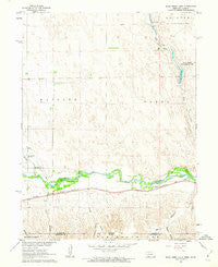 Rock Creek Lake Nebraska Historical topographic map, 1:24000 scale, 7.5 X 7.5 Minute, Year 1961