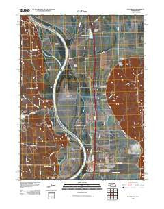 Rock Bluff Nebraska Historical topographic map, 1:24000 scale, 7.5 X 7.5 Minute, Year 2010