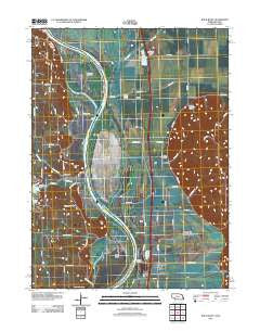 Rock Bluff Nebraska Historical topographic map, 1:24000 scale, 7.5 X 7.5 Minute, Year 2011