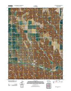 Rock Canyon Nebraska Historical topographic map, 1:24000 scale, 7.5 X 7.5 Minute, Year 2011
