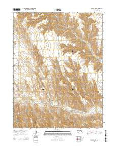Rock Canyon Nebraska Current topographic map, 1:24000 scale, 7.5 X 7.5 Minute, Year 2014
