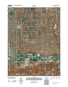 Rock Creek Lake Nebraska Historical topographic map, 1:24000 scale, 7.5 X 7.5 Minute, Year 2011