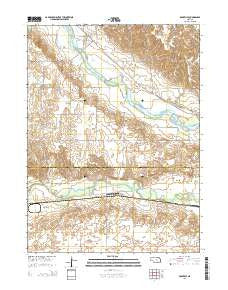 Rockville Nebraska Current topographic map, 1:24000 scale, 7.5 X 7.5 Minute, Year 2014