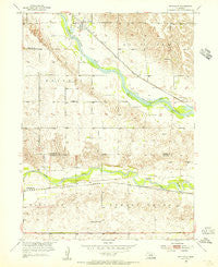 Rockville Nebraska Historical topographic map, 1:24000 scale, 7.5 X 7.5 Minute, Year 1953