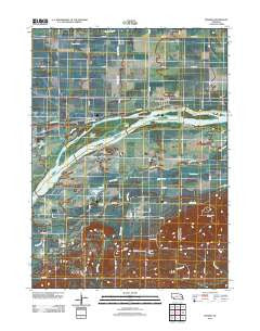 Rogers Nebraska Historical topographic map, 1:24000 scale, 7.5 X 7.5 Minute, Year 2011