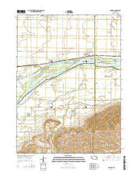 Rogers Nebraska Current topographic map, 1:24000 scale, 7.5 X 7.5 Minute, Year 2014
